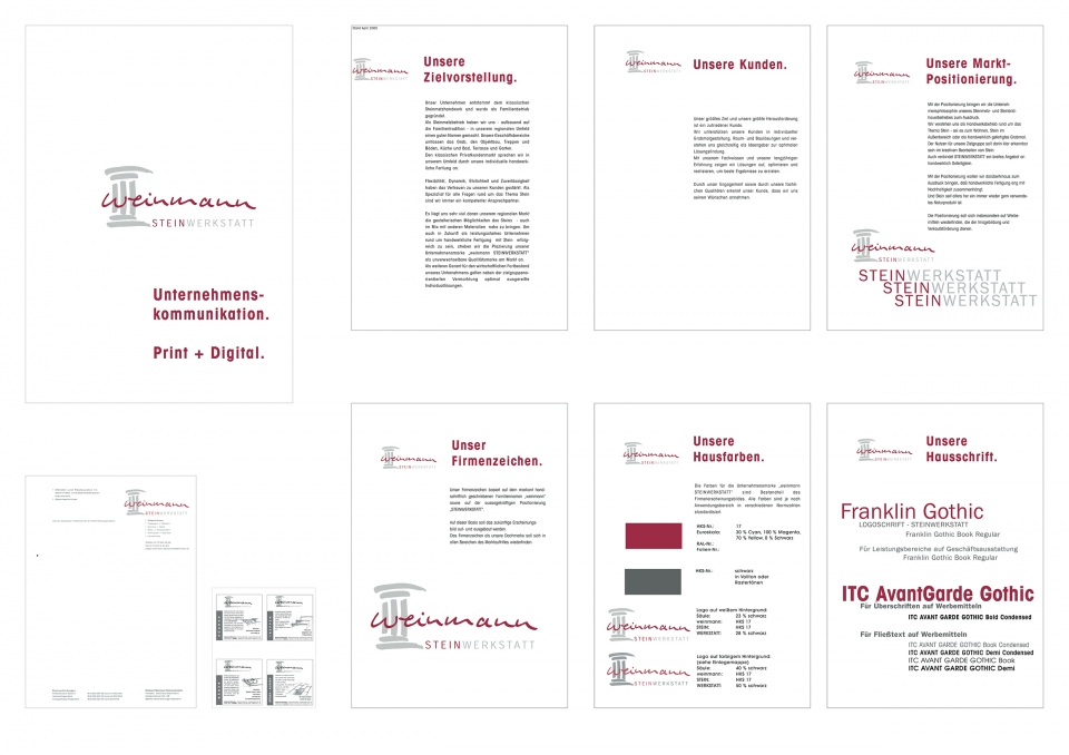 Bild Corporate Design Handbuch in print und digital von Werbeagentur Kontur Freudenstadt Schwarzwald