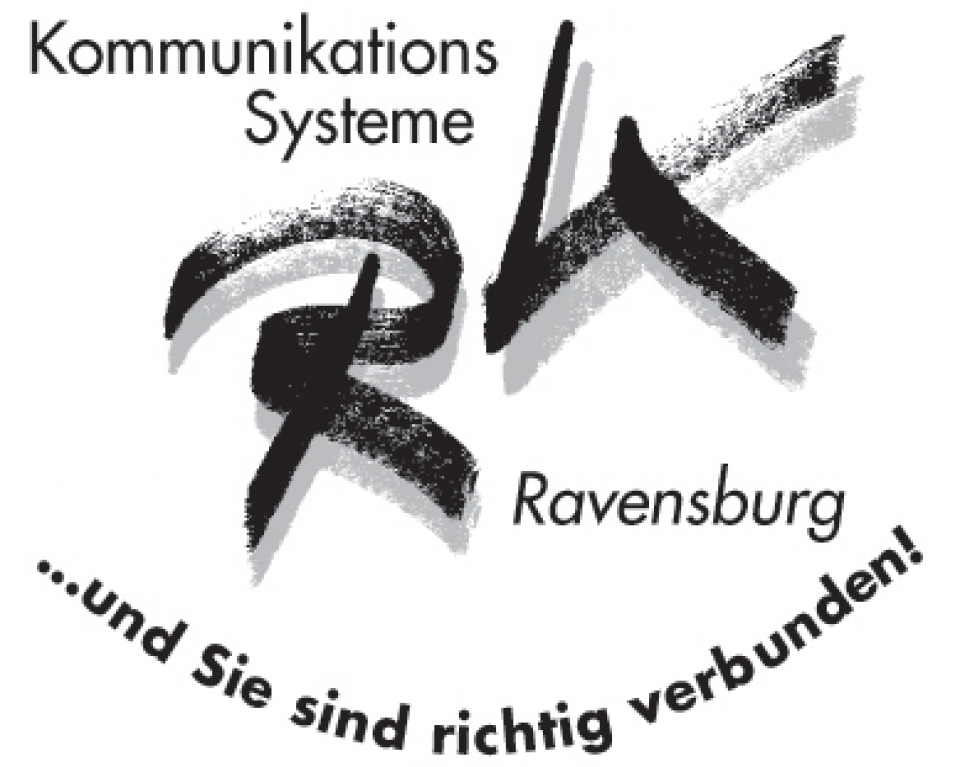 Logoentwicklung RK Kommunikationssysteme Ravensburg von Kontur Werbeagentur Freudenstadt