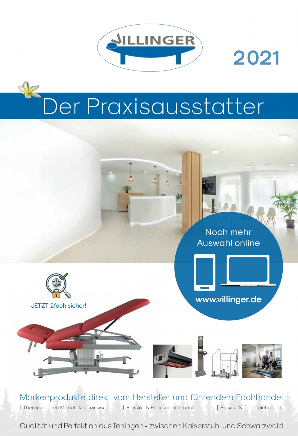 Katalog für VILLINGER - Der Praxisausstatter von Werbeagentur KONTUR, Freudenstadt